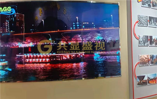 柔性OLED拼接顯示屏案例-蘭州黨建館展廳